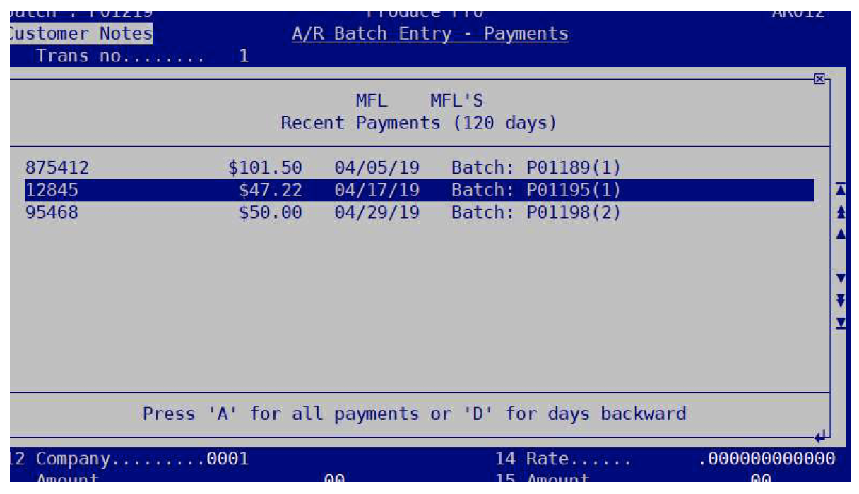 The system fills in the check amount and reference for you. Enter the ...