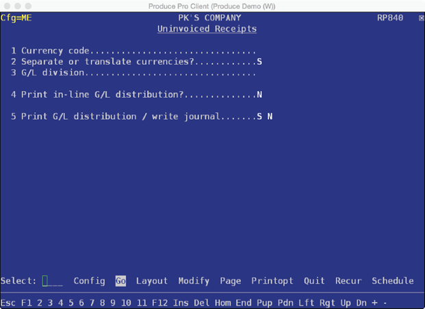 Currency code — Enter or search for a currency code.