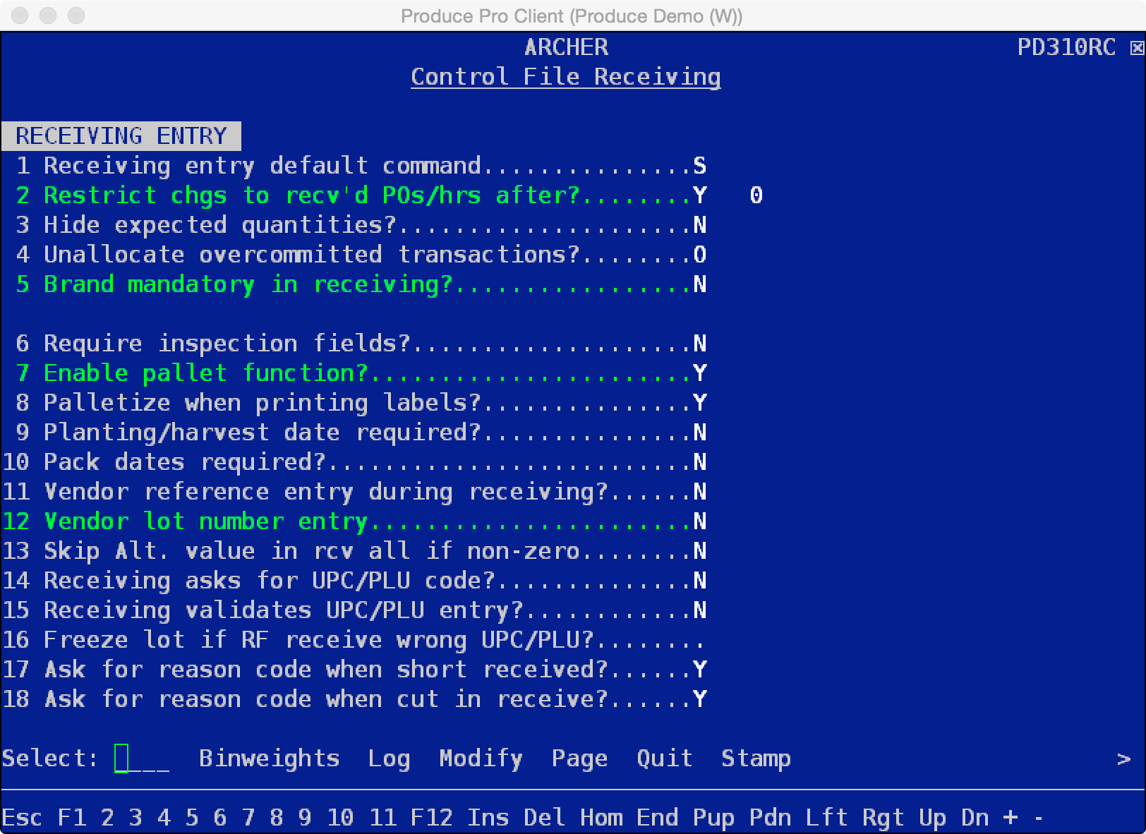 Control File Notify Transfer Complete Pattern Receiving entry