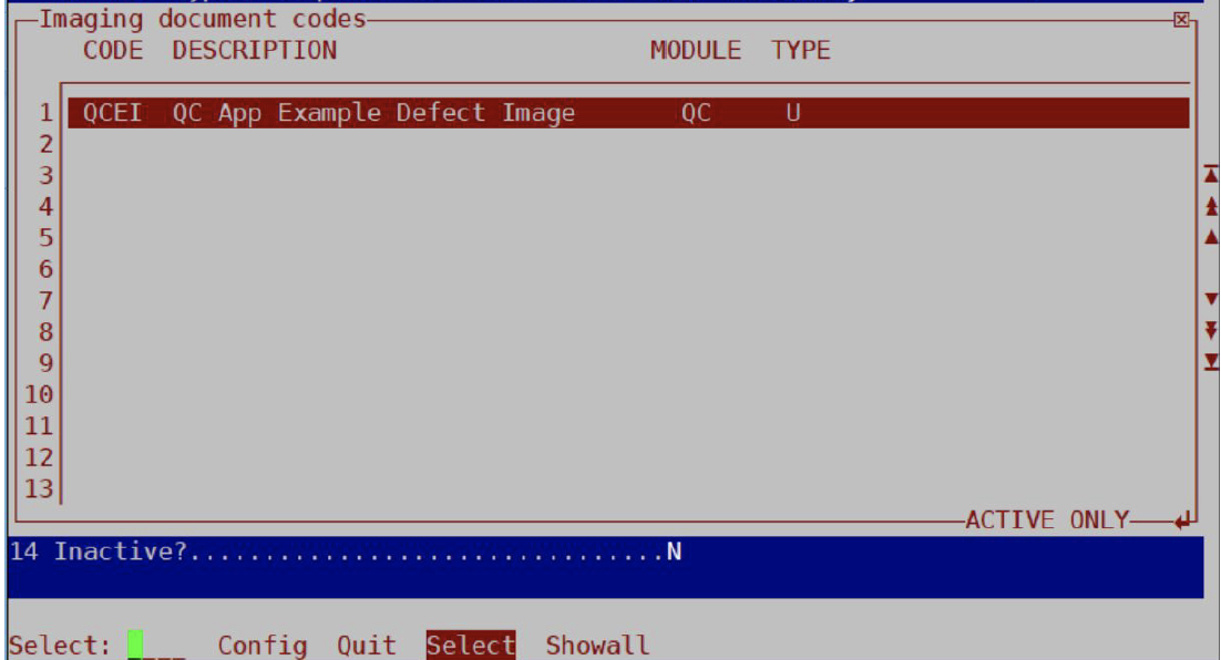 When the image has uploaded, the system displays a confirmation: