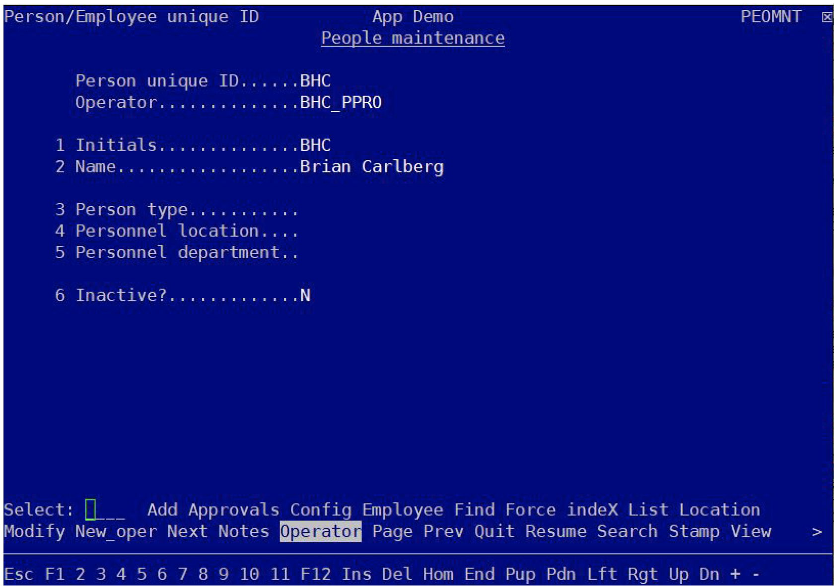 Key in a record for the driver, and complete any fields that your ...