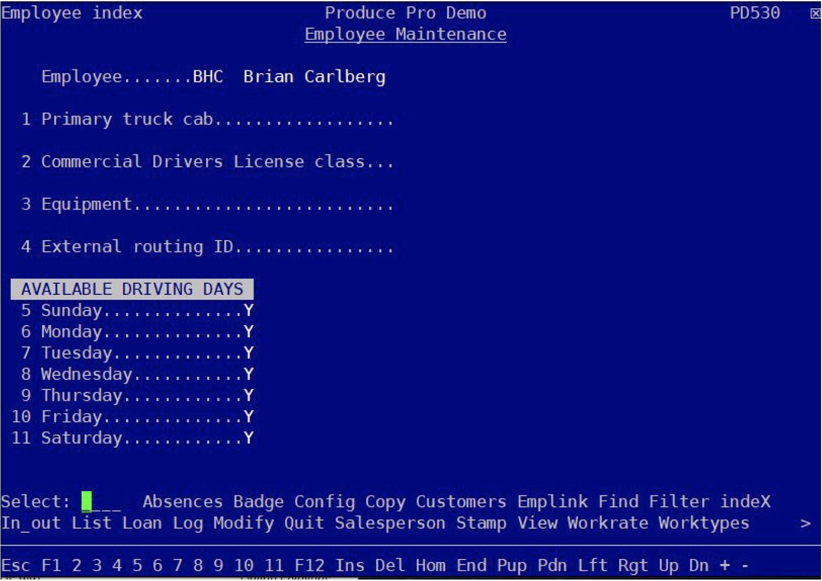 Step 3: Employee file