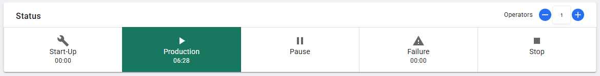 status buttons